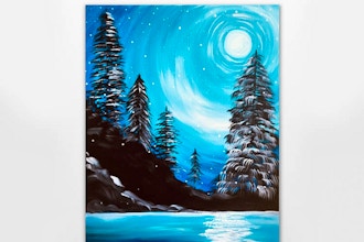 Paint Nite: Winter Moonlight